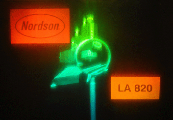 Nordson hologram door DHL